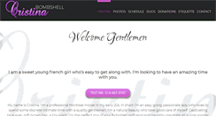 Desktop Screenshot of bombshellcristina.com